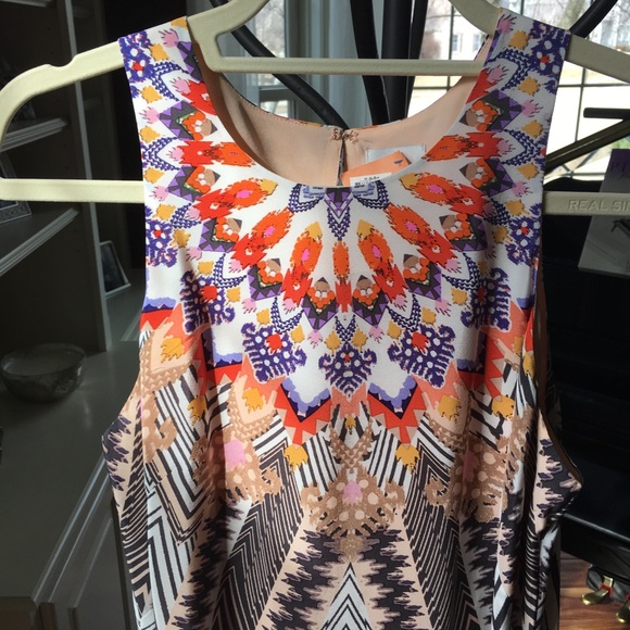 Colorful Geometric Maxi Dress - Picture 2 of 3